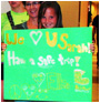 Ellie's Send-Off Sign